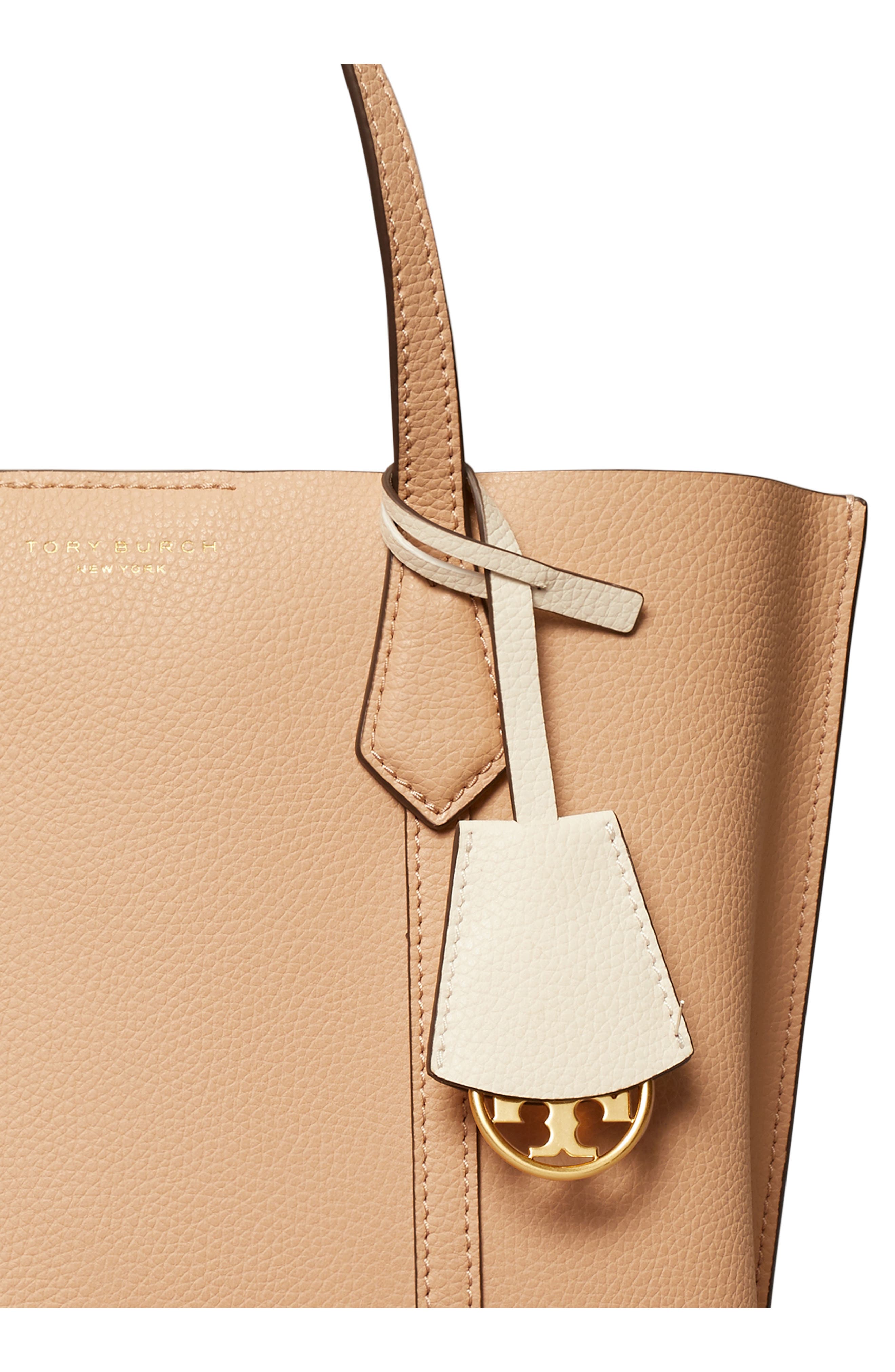 Tory Burch Small Perry Triple Compartment Leather Satchel, Alternate, color, 