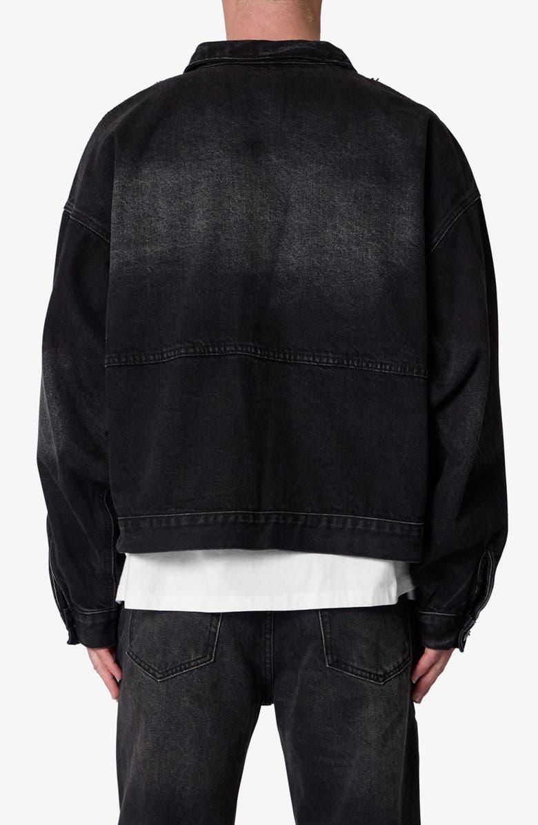 mnml Denim Chore Coat, Alternate, color, Washed Black