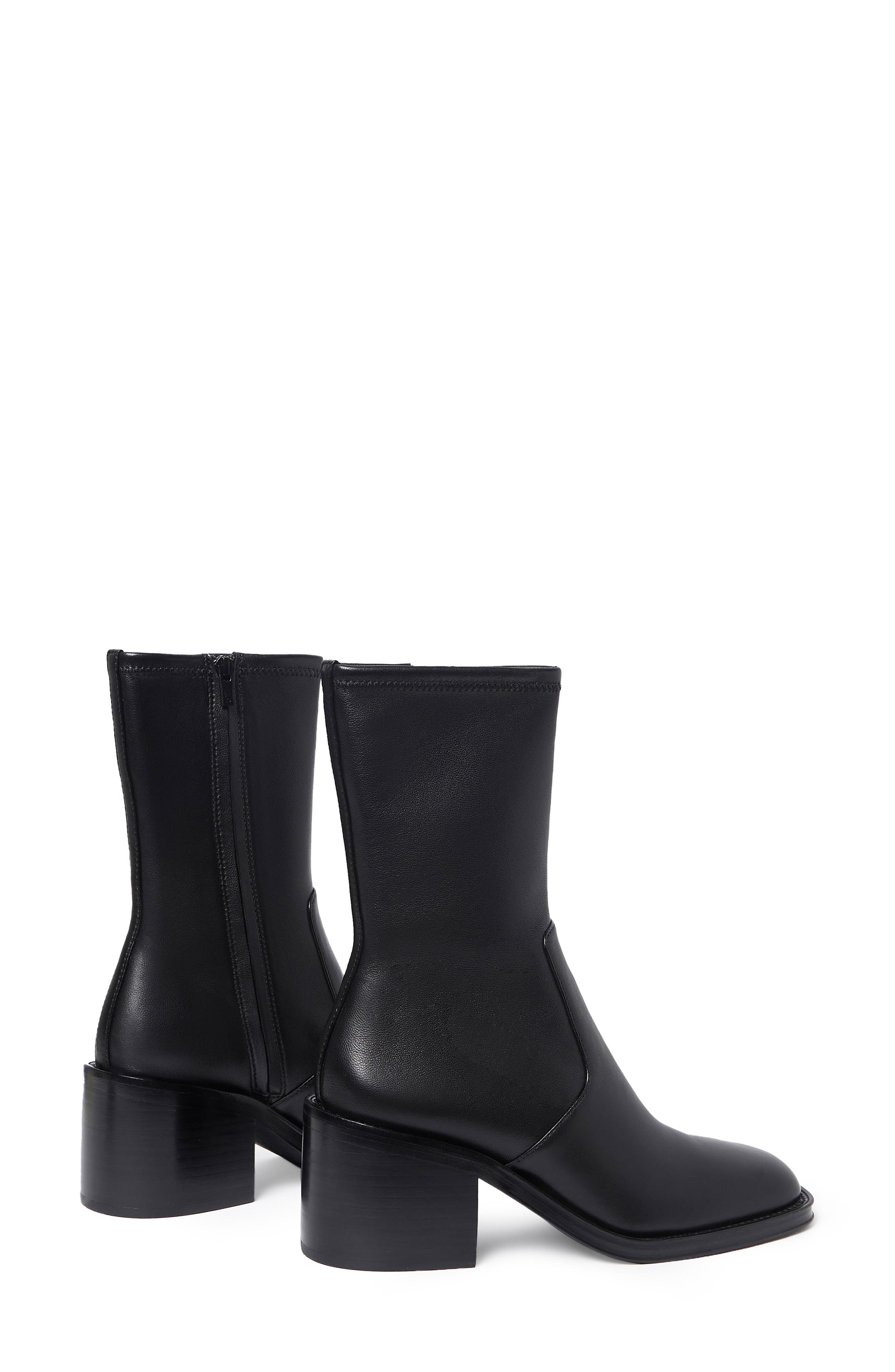 Loeffler Randall Nolan Stretch Ankle Bootie, Alternate, color, Black