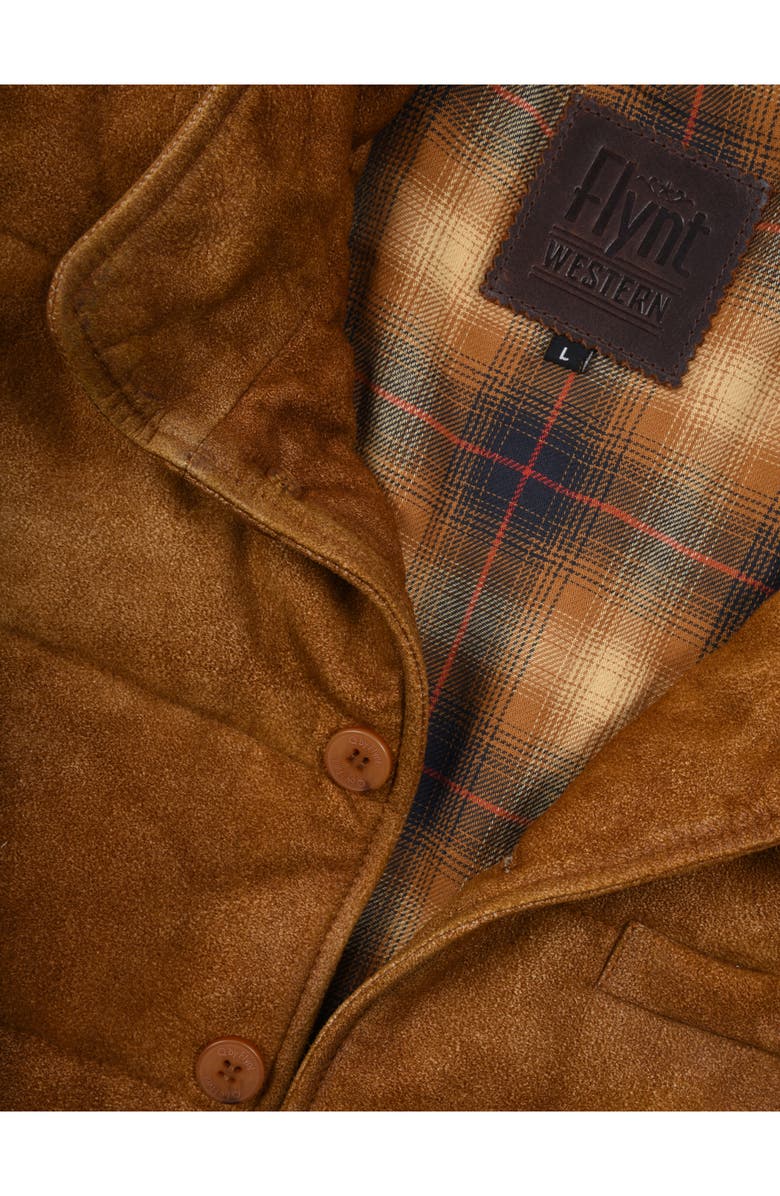 FLYNT Quilted Suede Vest, Alternate, color, Burnished Copper