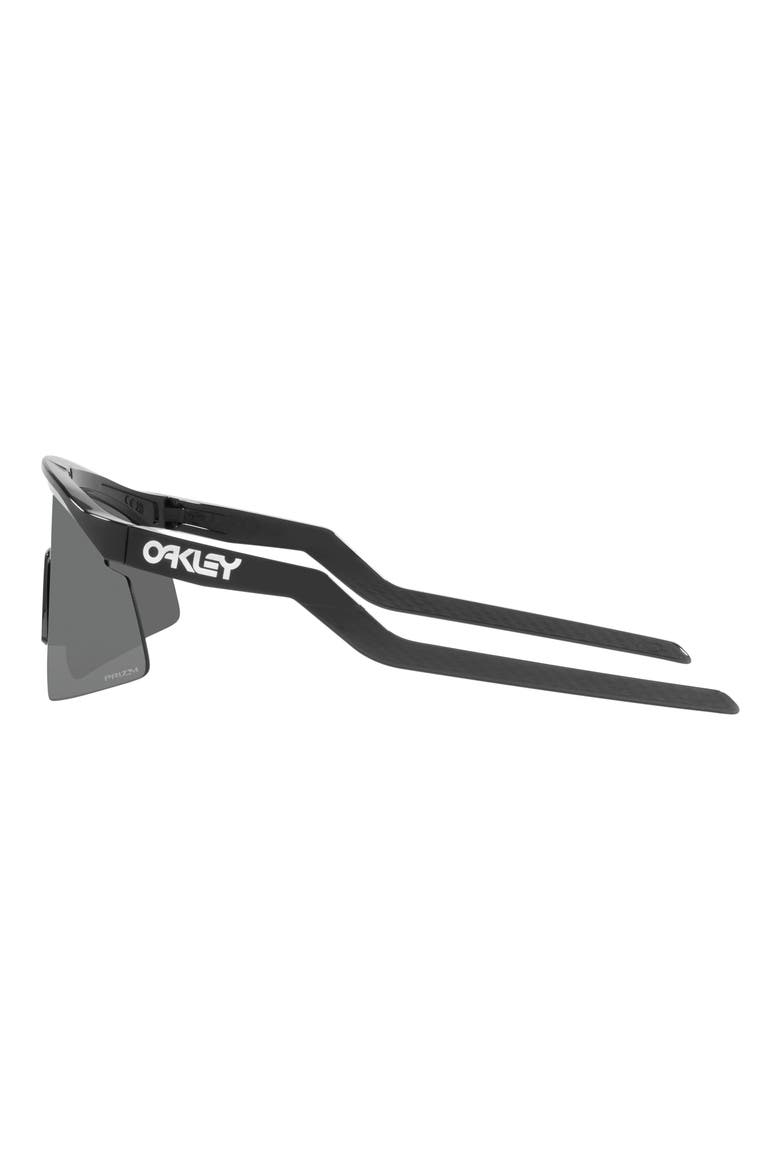 Hydra 37mm Prizm™ Semirimless Wrap Shield Sunglasses, Alternate, color, BLACK
