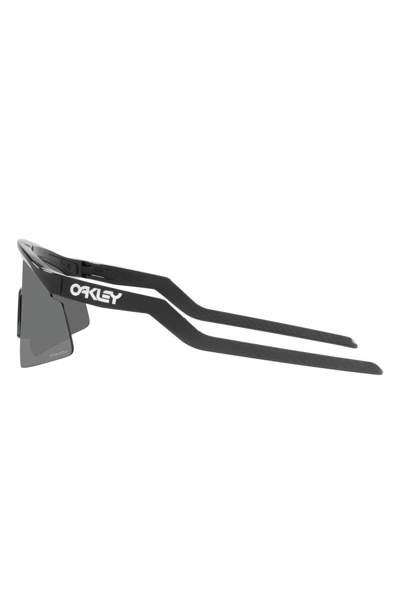 Oakley Hydra 37mm Prizm<sup>™</sup> Semirimless Wrap Shield Sunglasses, Alternate, color, Black