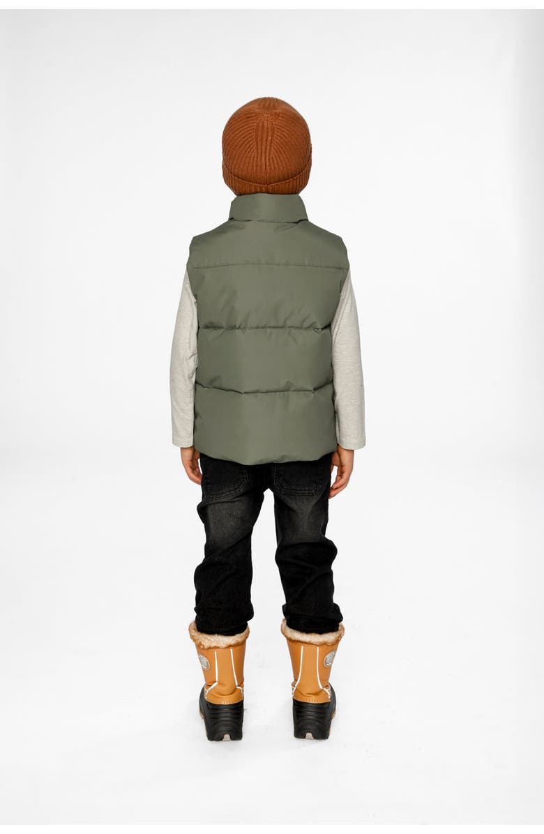 Deux par Deux Sleeveless Quilted Fleece Pocket Mid-Season Vest, Alternate, color,