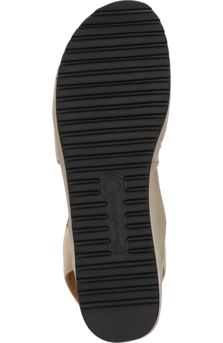 L'Amour des Pieds Aizling Ankle Strap Sandal, Alternate, color, Taupe