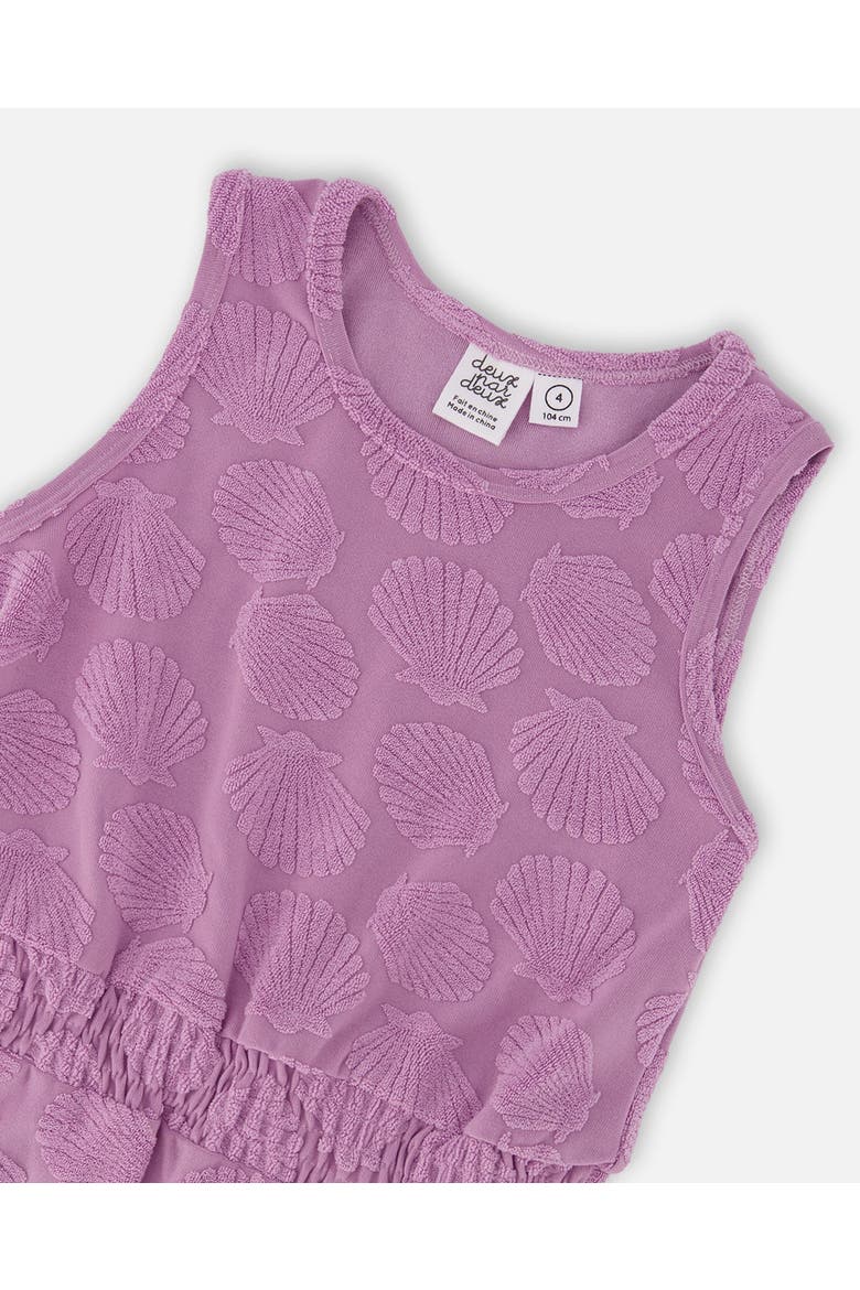 Sleeveless Terry Cloth Beach Dress, Alternate, color, Lilac