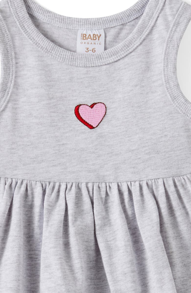 Cotton On Kids Lola Tank Dress, Alternate, color, Cloud Marle Heart