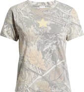 GOLDEN HOUR Star Appliqué Cotton Graphic T-Shirt