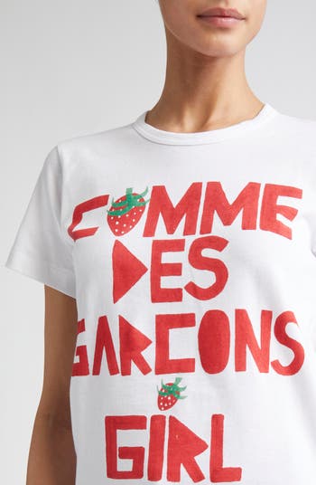 Comme des Garçons Girl x Brett Westfall Cotton Jersey Logo