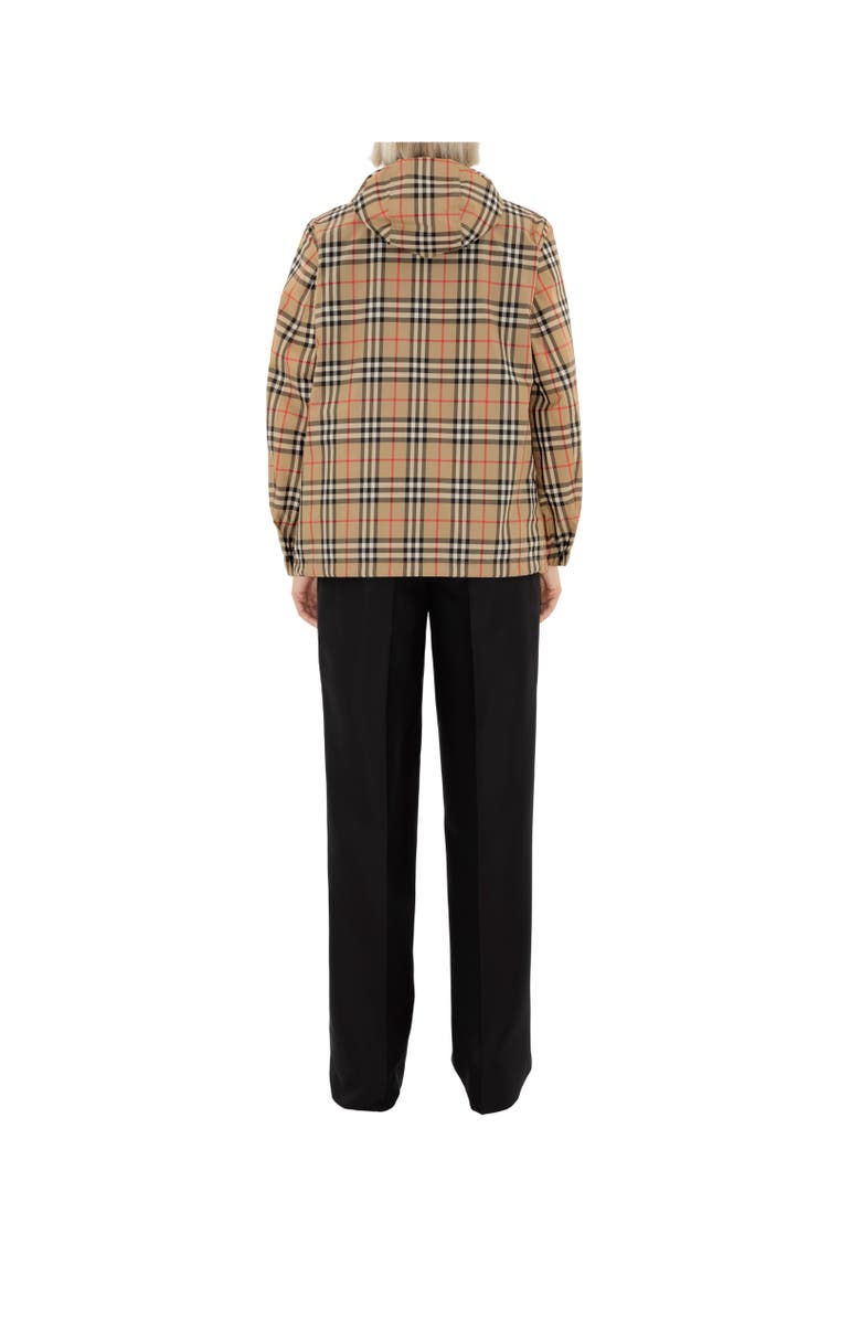 Burberry Check Jacket, Alternate, color, Archive Beige