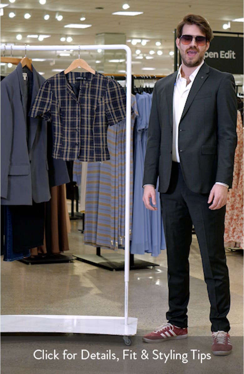 Femme Plaid Button-Up Top, sales video thumbnail