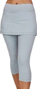 Sofibella UV Staples Abaza 13in Womens Tennis Skirt with Capri Leggings
