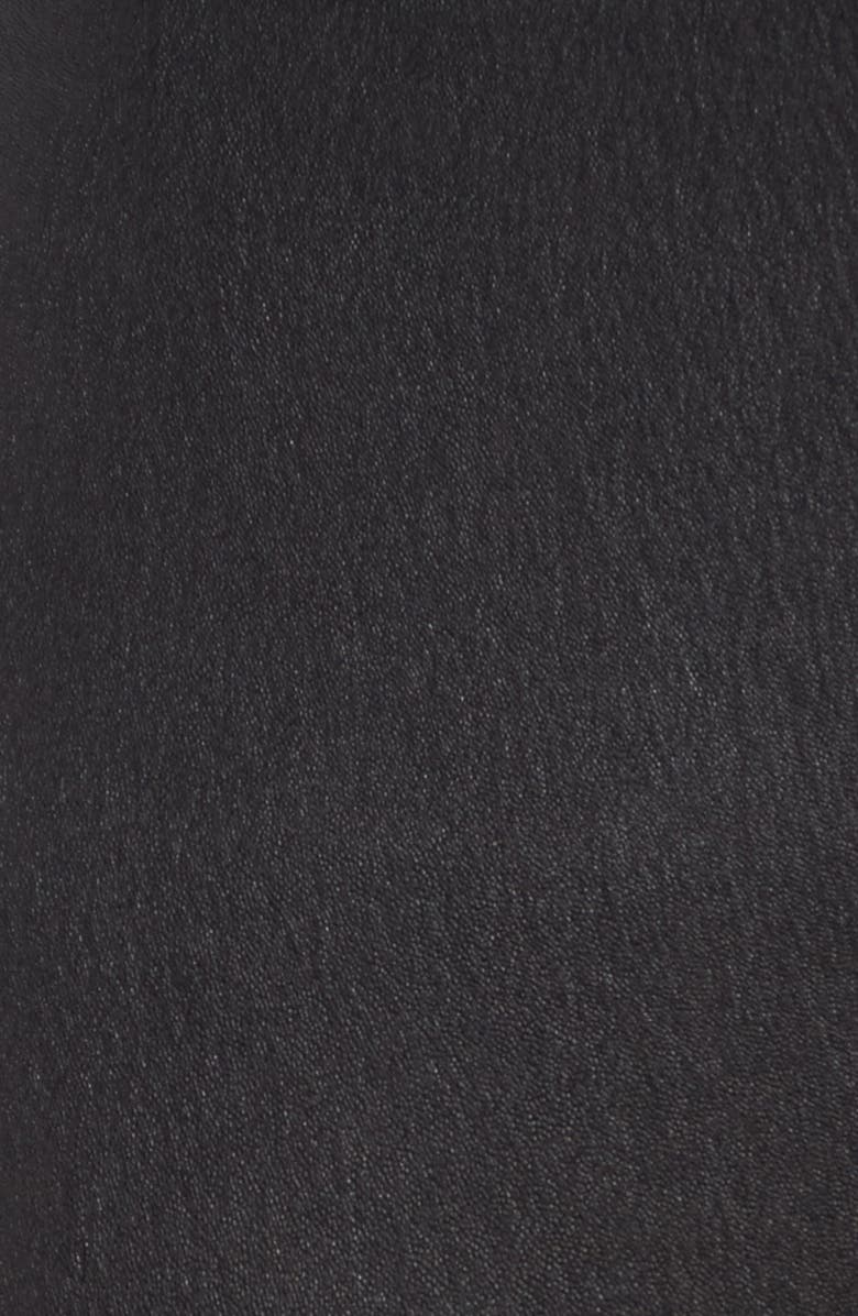 Eileen Fisher Leather Blocked Leggings, Alternate, color,