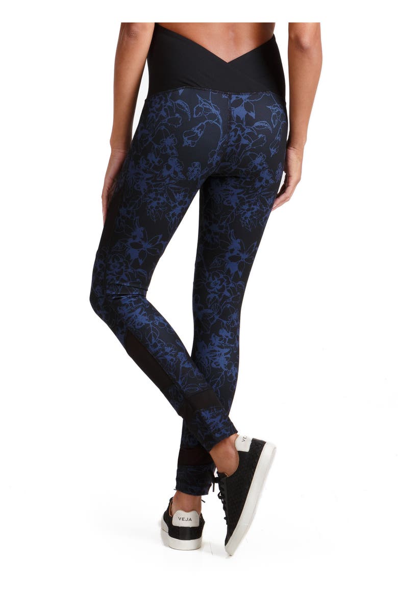 Ingrid & Isabel® Active Maternity Leggings with Macramé Detail, Alternate, color, OLIVE