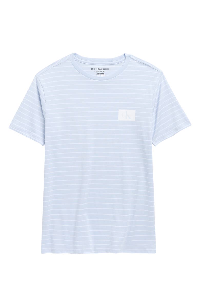 Calvin Klein Kids' Monogram Logo Stripe T-Shirt, Main, color, 