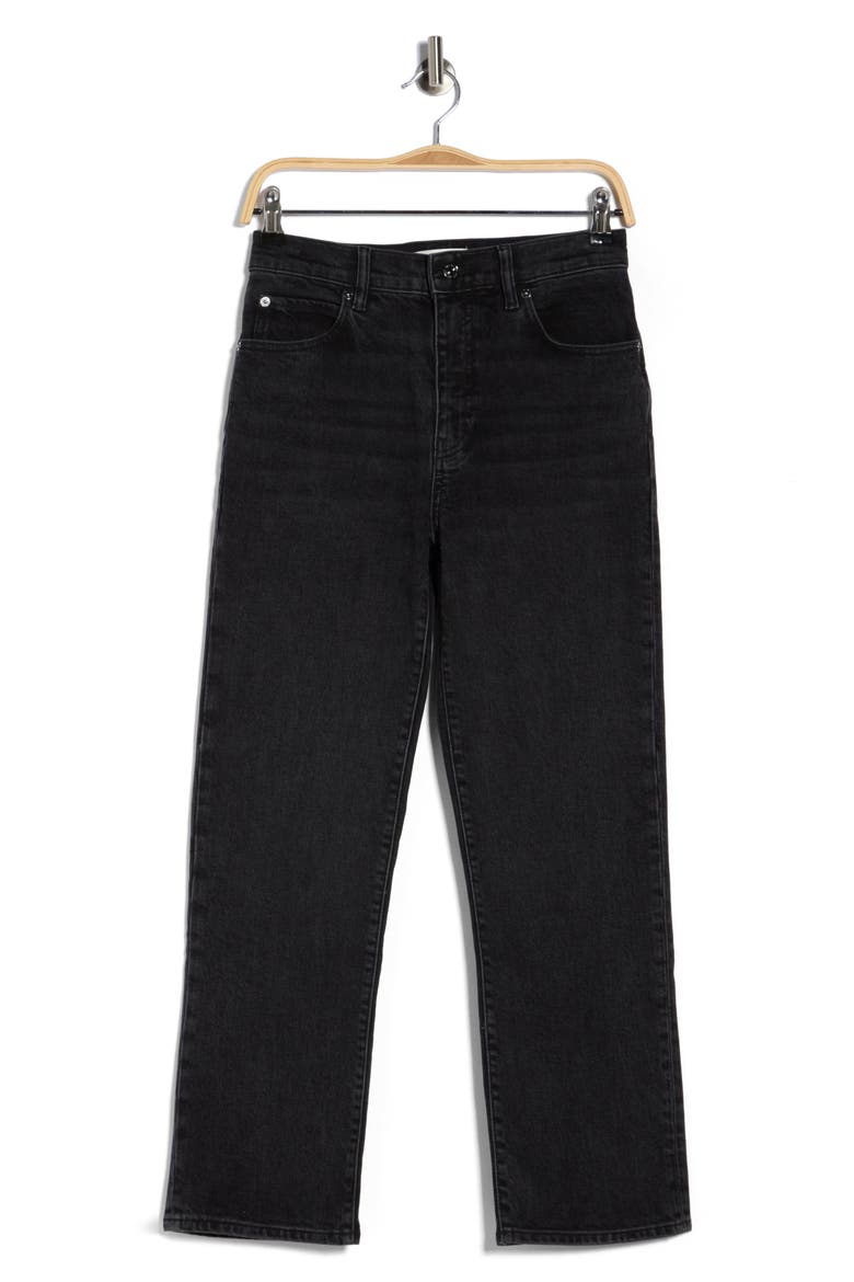 The Ruler High Waist Ankle Straight Leg Jeans, Alternate, color, DECO