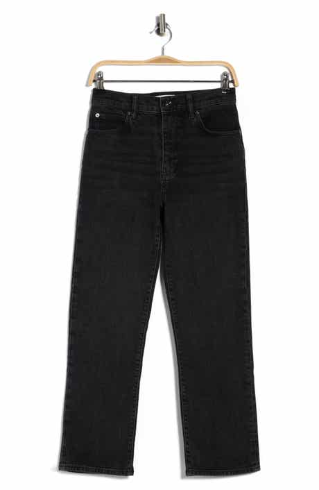 FRAME The Ruler High Waist Ankle Straight Leg Jeans
