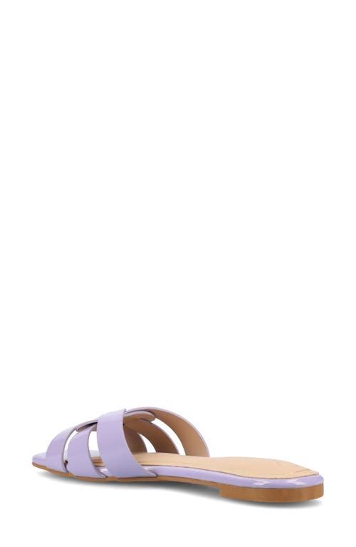 Journee Collection Journee Womens Arrina Wide Width Flat Sandals In Lilac