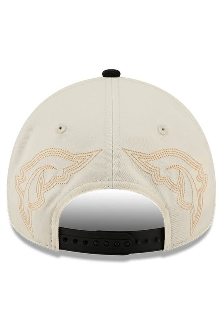 Men's New Era Stone Chicago White Sox Western Stitch 9FORTY A-Frame Adjustable Hat, Alternate, color, Stone
