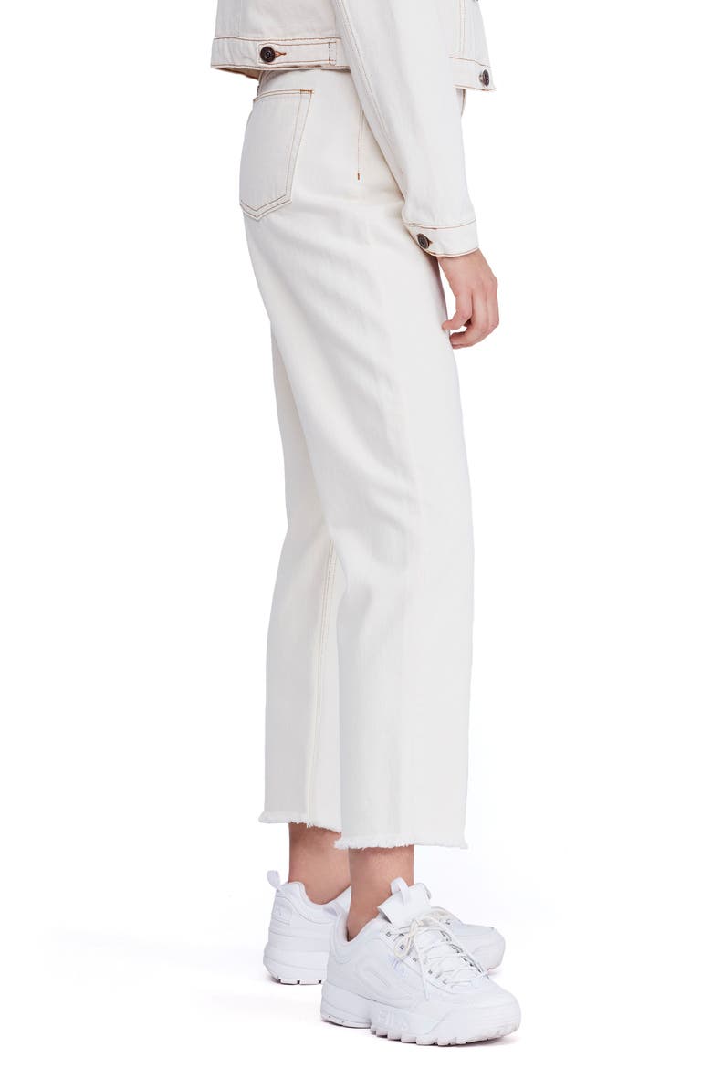 Pax High Waist Jeans, Alternate, color, IVORY