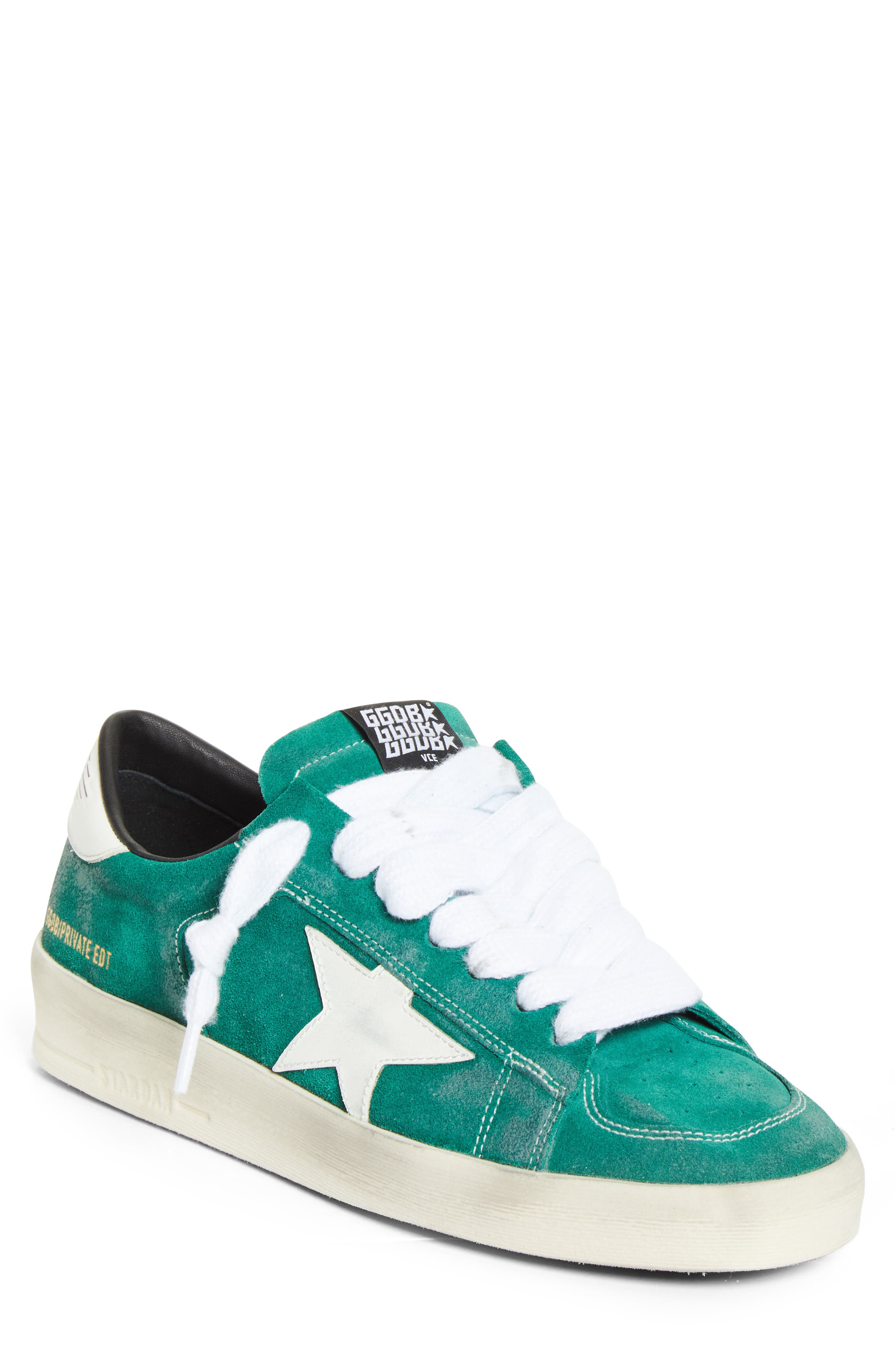 Golden Goose Stardan Sneaker, Main, color, Green/ White
