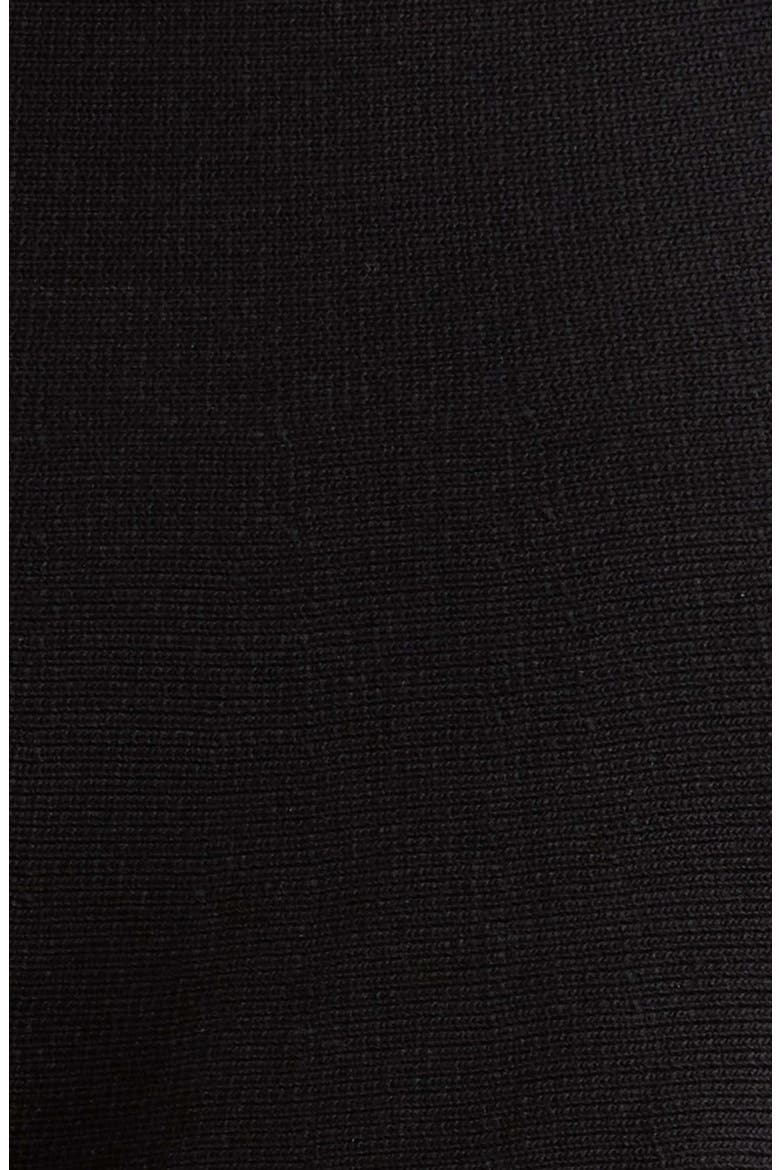 Dennet Off the Shoulder Fit & Flare Minidress, Alternate, color, BLACK