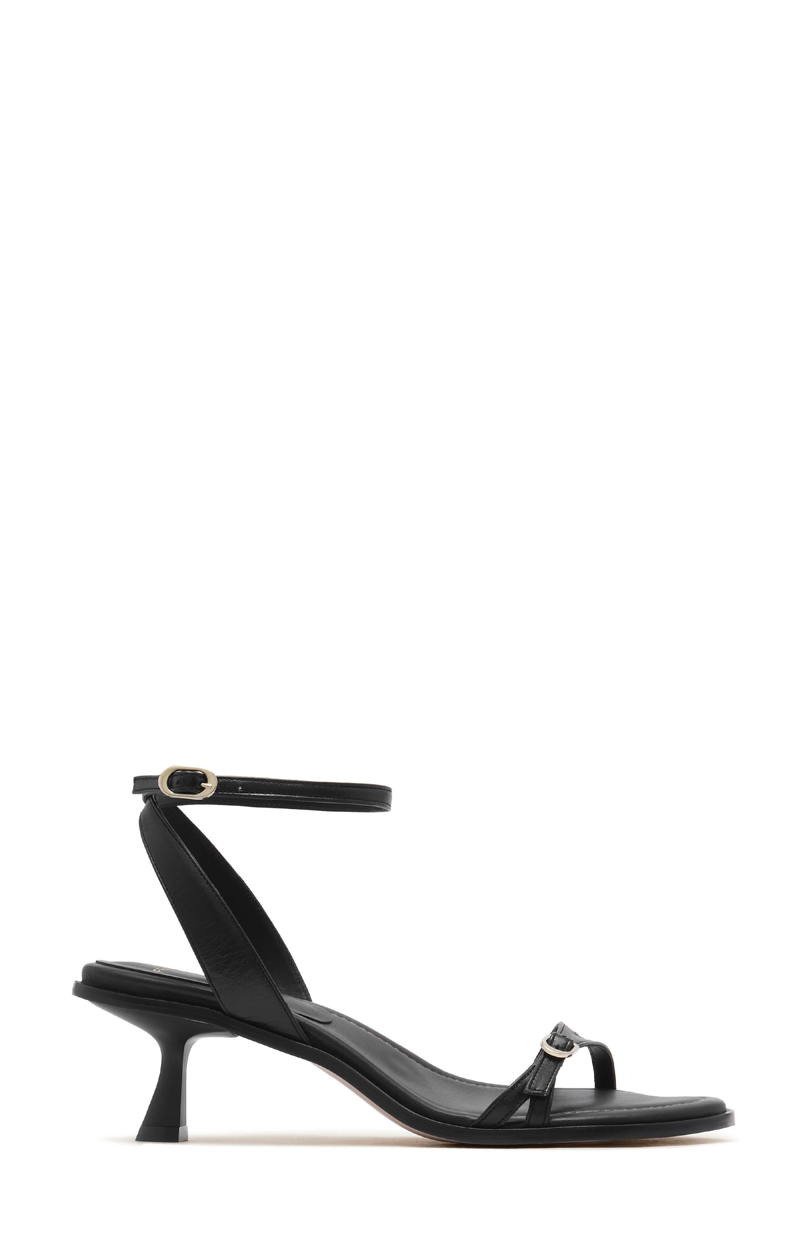 FRANKIE4 Jolie Slide Ankle Strap Sandal, Alternate, color, Black
