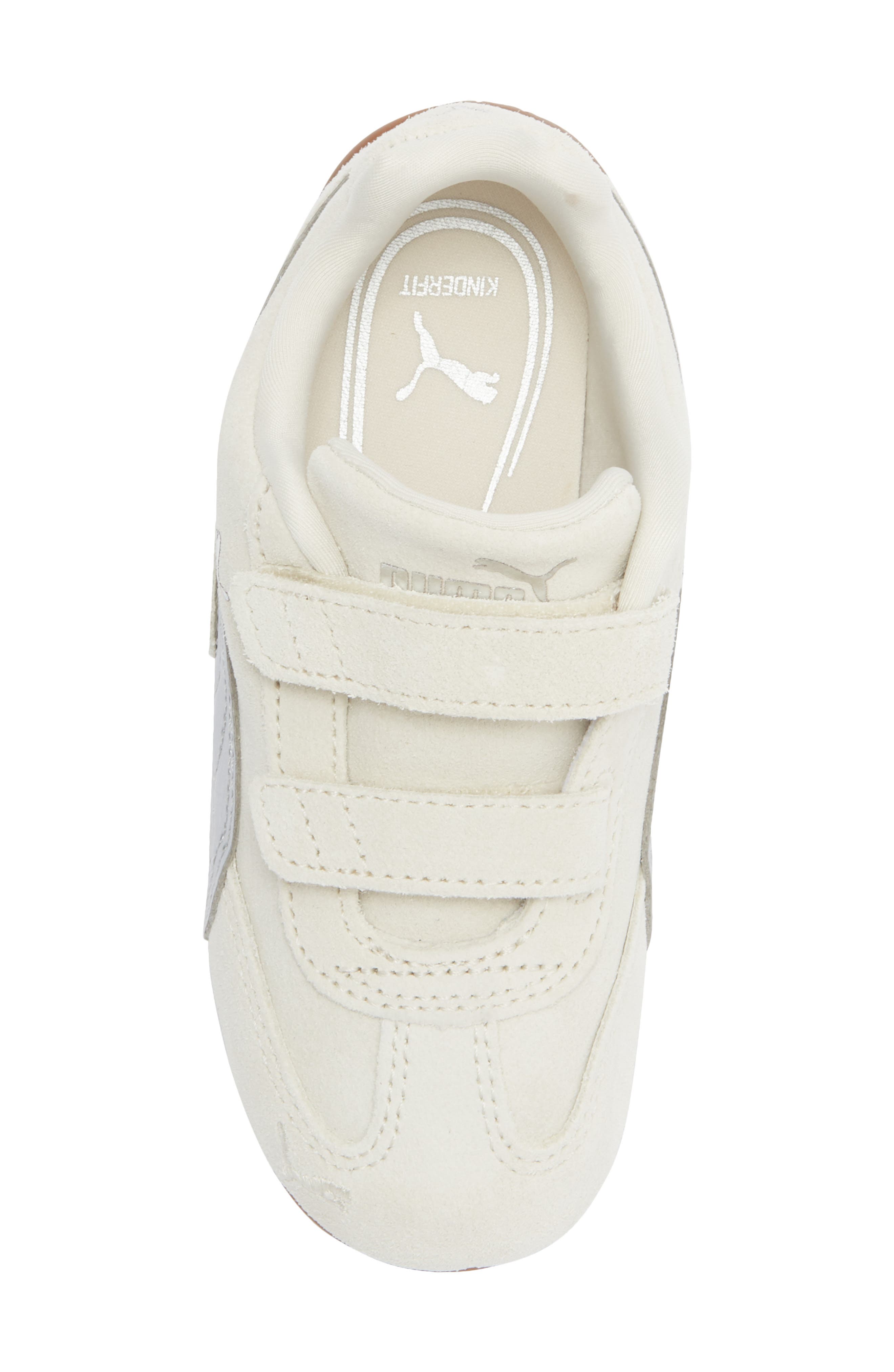 PUMA Kids' Speedcat Sneaker, Alternate, color, Alpine Snow/ Puma Silver