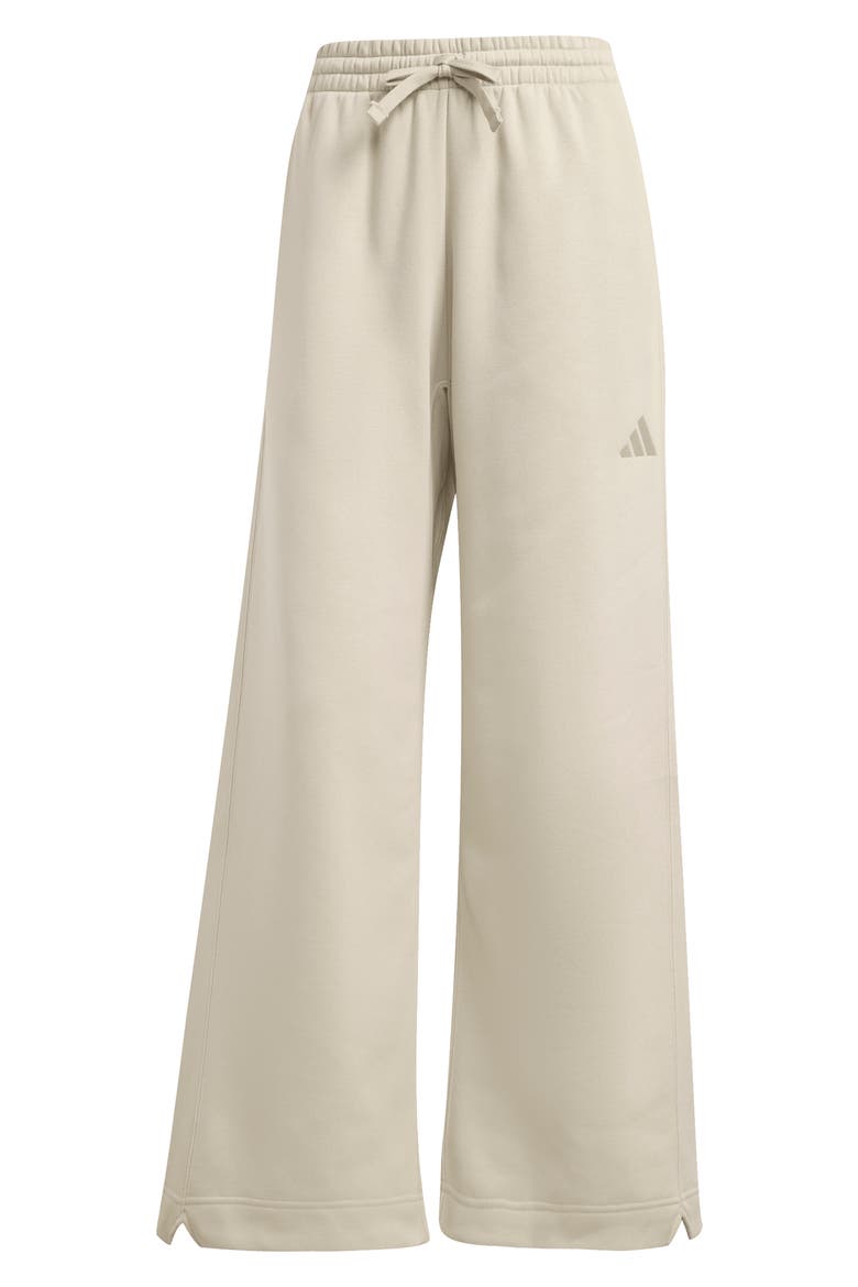 All Season Fleece Wide Leg Pants, Alternate, color, CRYSTAL LINEN
