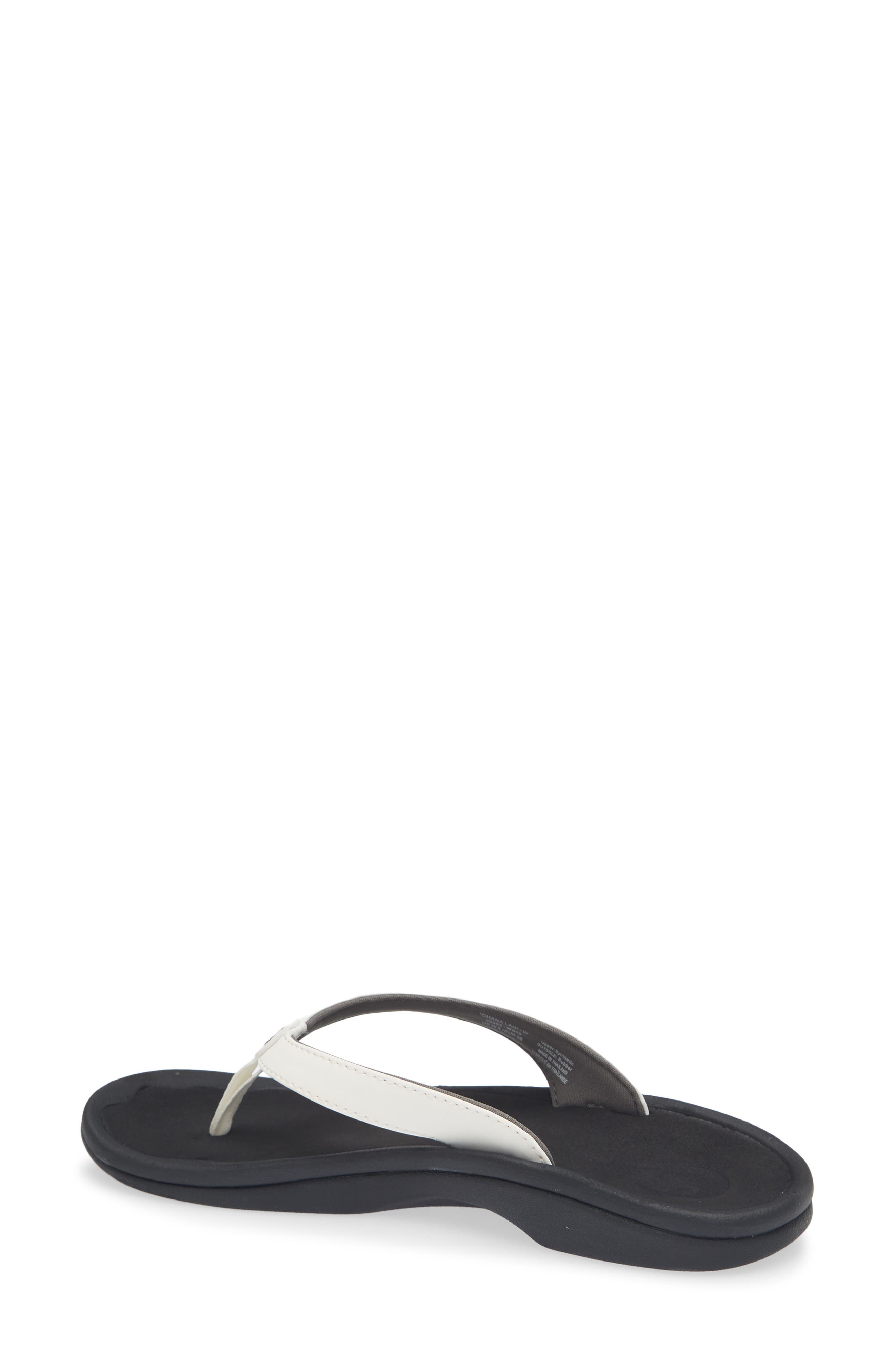 Ohana Flip Flop, Alternate, color, WHITE SAND/ BLACK