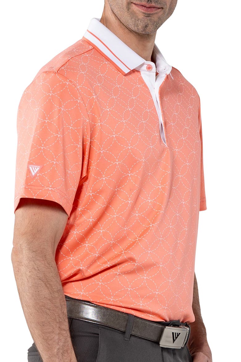 Cascase Polo, Alternate, color, SHELL PINK/ WHITE