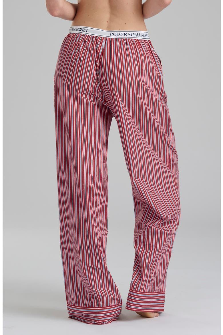 Stripe Cotton Pajama Pants, Alternate, color, CLUB STRIPE