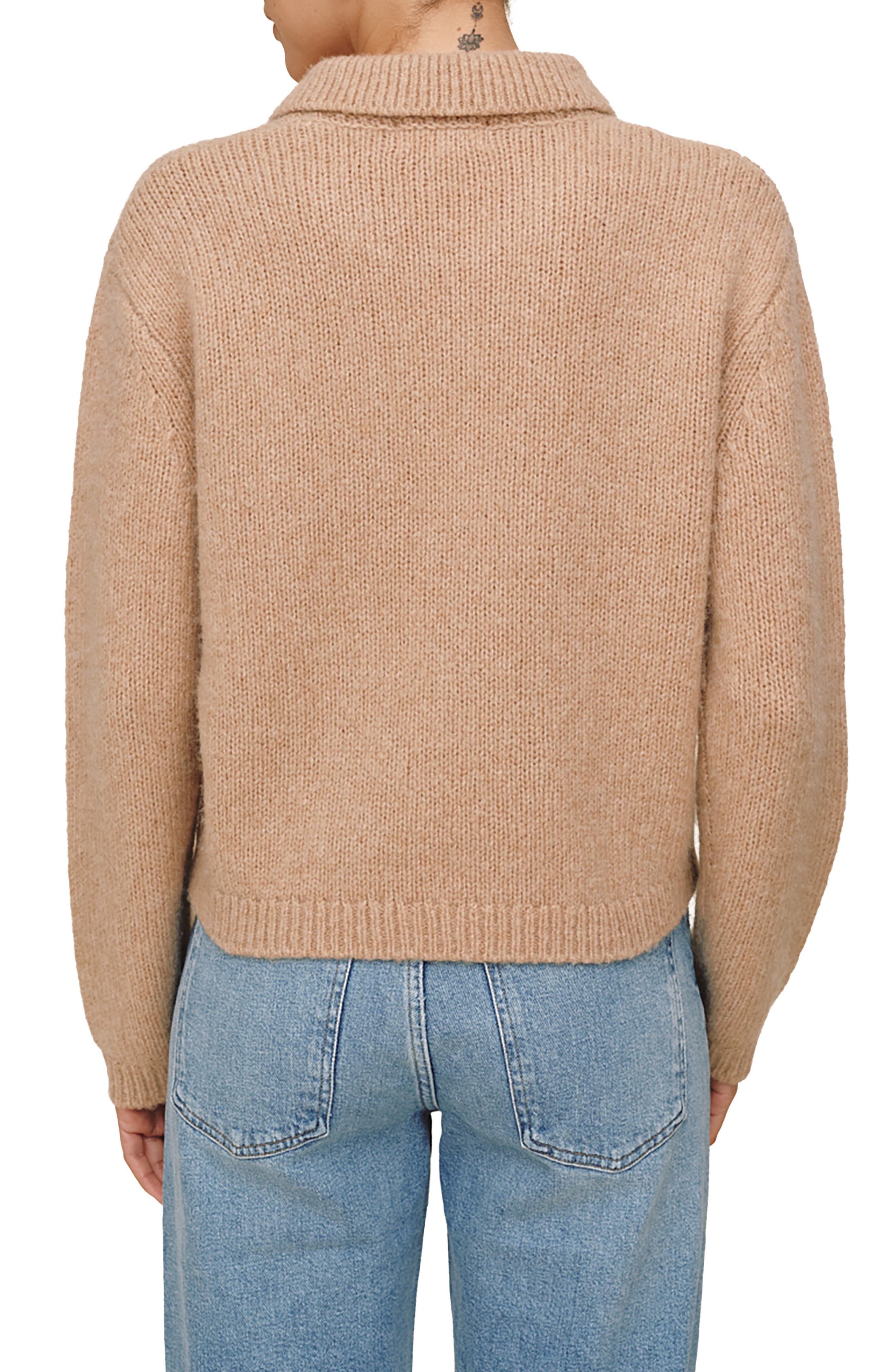 Merino Wool & Cashmere Blend Sweater - image 2
