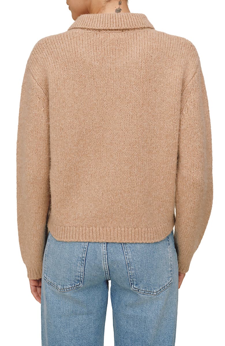 Bella Dahl Merino Wool & Cashmere Blend Sweater, Alternate, color, Maple Syrup
