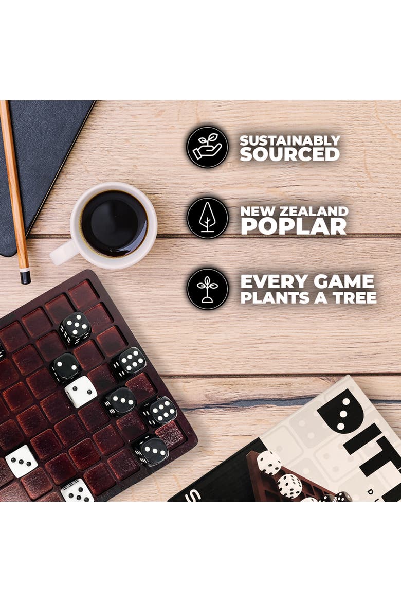 Dittle - Dice Battle | Coffee Table Game, Alternate, color, Brown