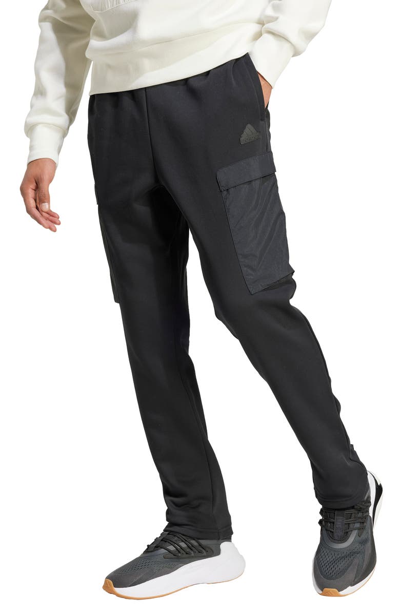 adidas City Escape Fleece Cargo Pants, Alternate, color, 