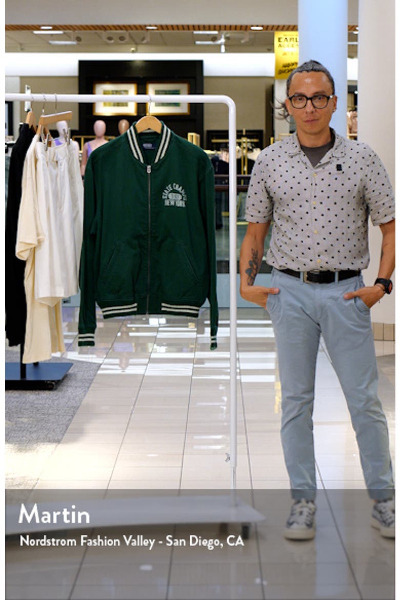 High Ridge Twill Varsity Jacket video