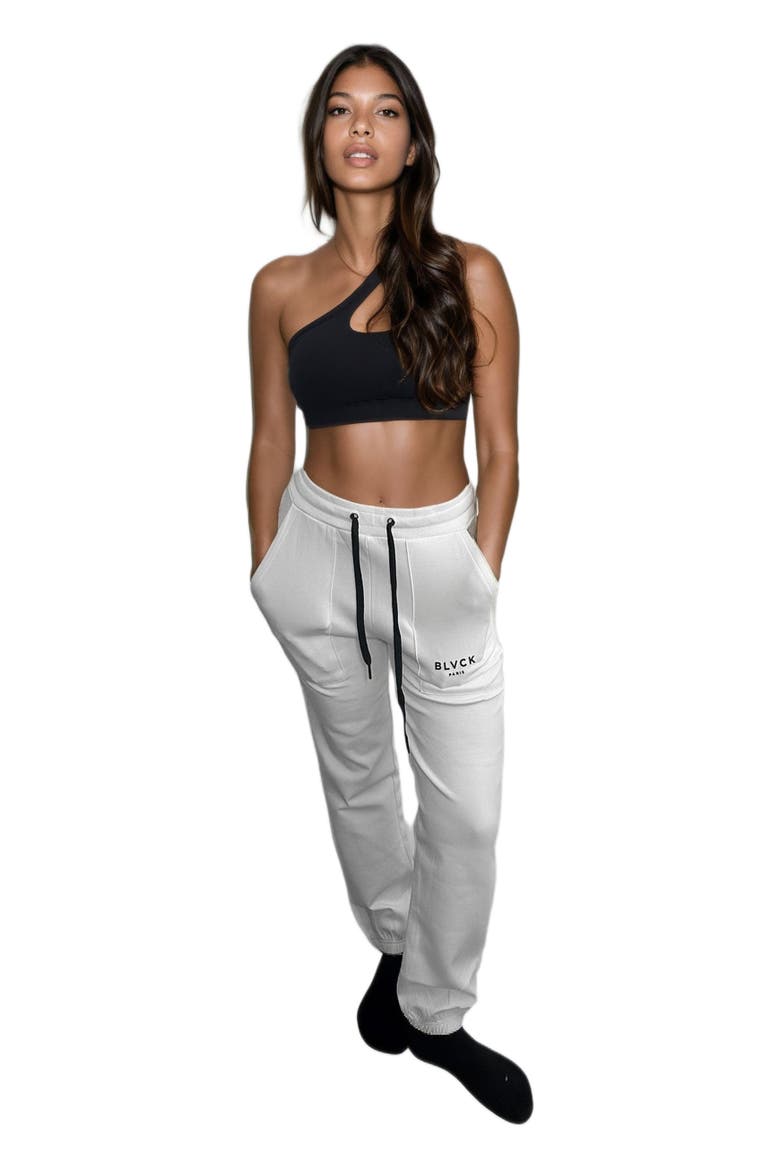Blvck Classic Sweatpants, Alternate, color, White