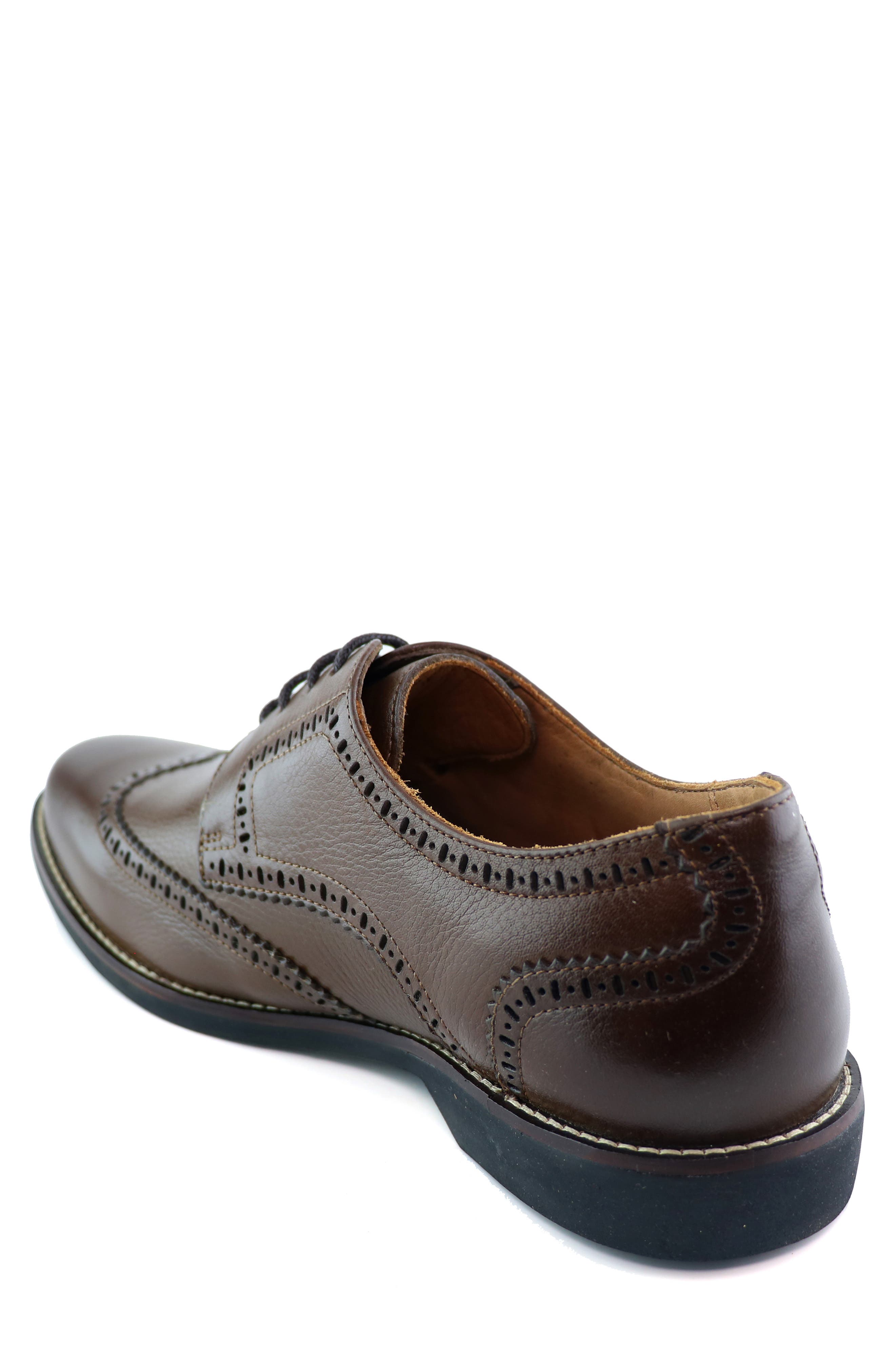 Marc Joseph New York Concord Lane Wingtip, Alternate, color, Chesnut Napa Soft