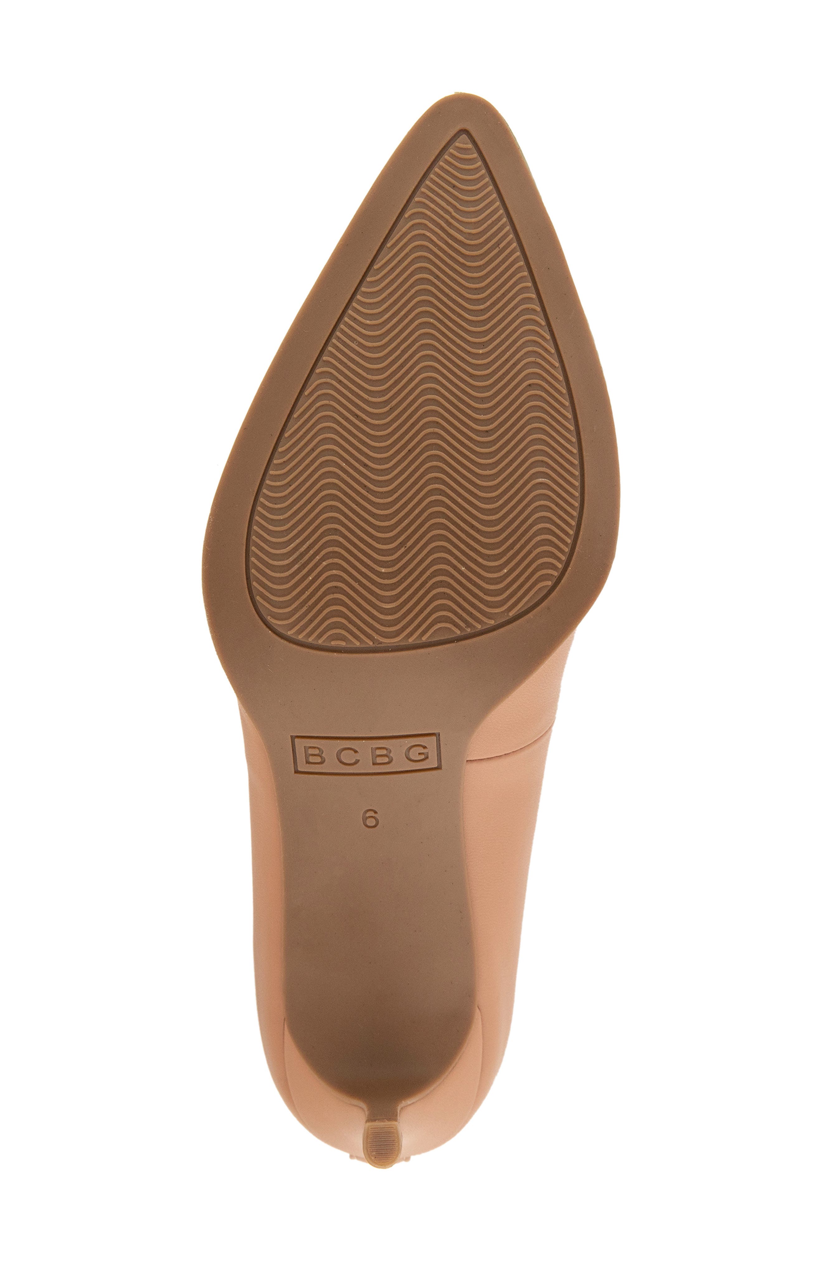 Clara Chain Pointed Toe Pump, Alternate, color, TAN