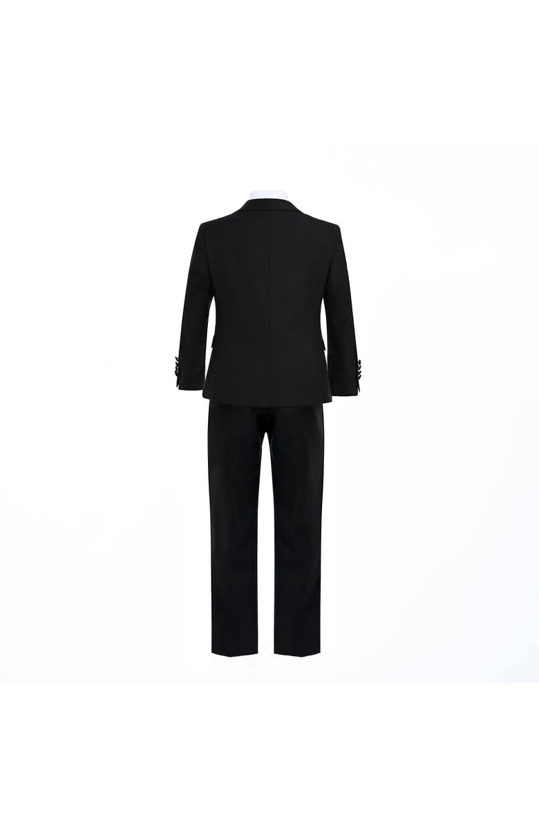 MOUSTACHE Peak Lapel Suit, Alternate, color, Black