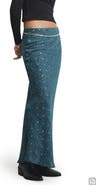 MANGO TEEN Metallic Dot Maxi Skirt