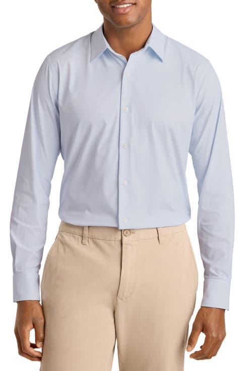Tech Slim Fit Performance Button-Up Shirt