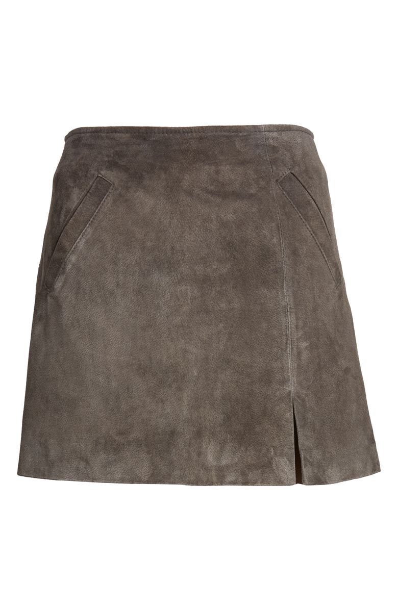 BLANKNYC Suede Miniskirt, Alternate, color,