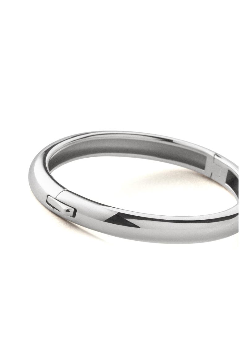 Gia Bangle, Alternate, color, PLATINUM