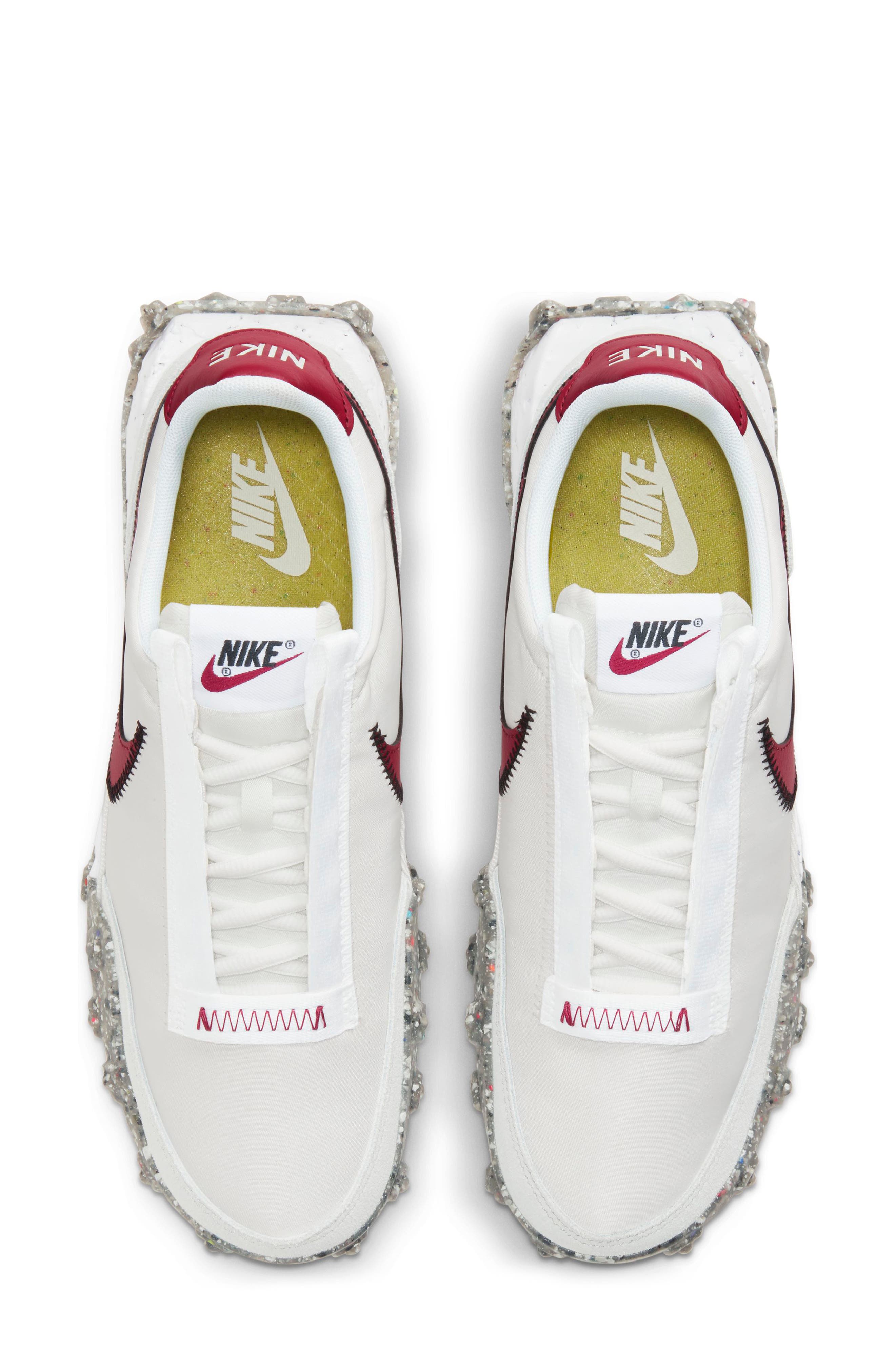 Waffle Racer Crater Sneaker, Alternate, color, WHITE/ RED/ PHOTON DUST/ BLACK