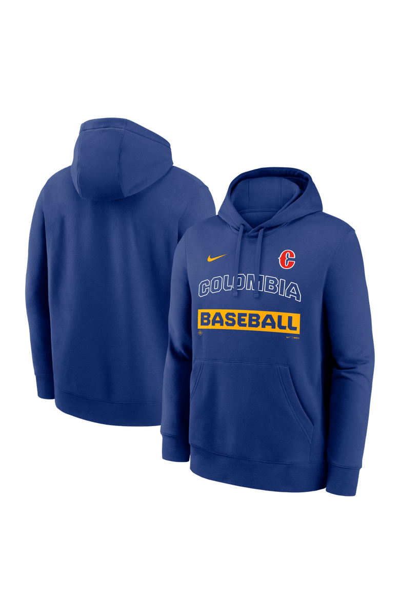 Nike Men's Nike Royal Colombia Baseball 2026 World Baseball Classic Club Hoodie, Main, color, Royal