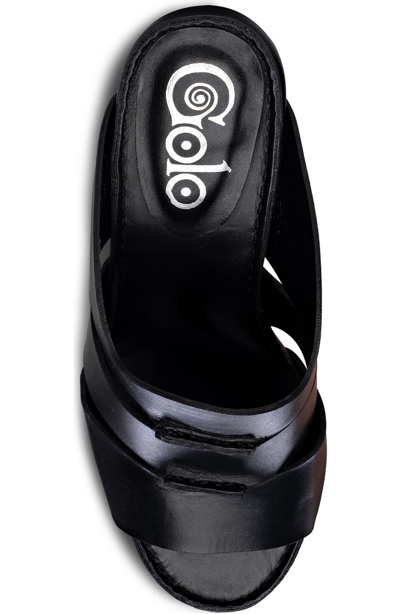 Golo Seamingly Leather Block Heel Sandal, Alternate, color,