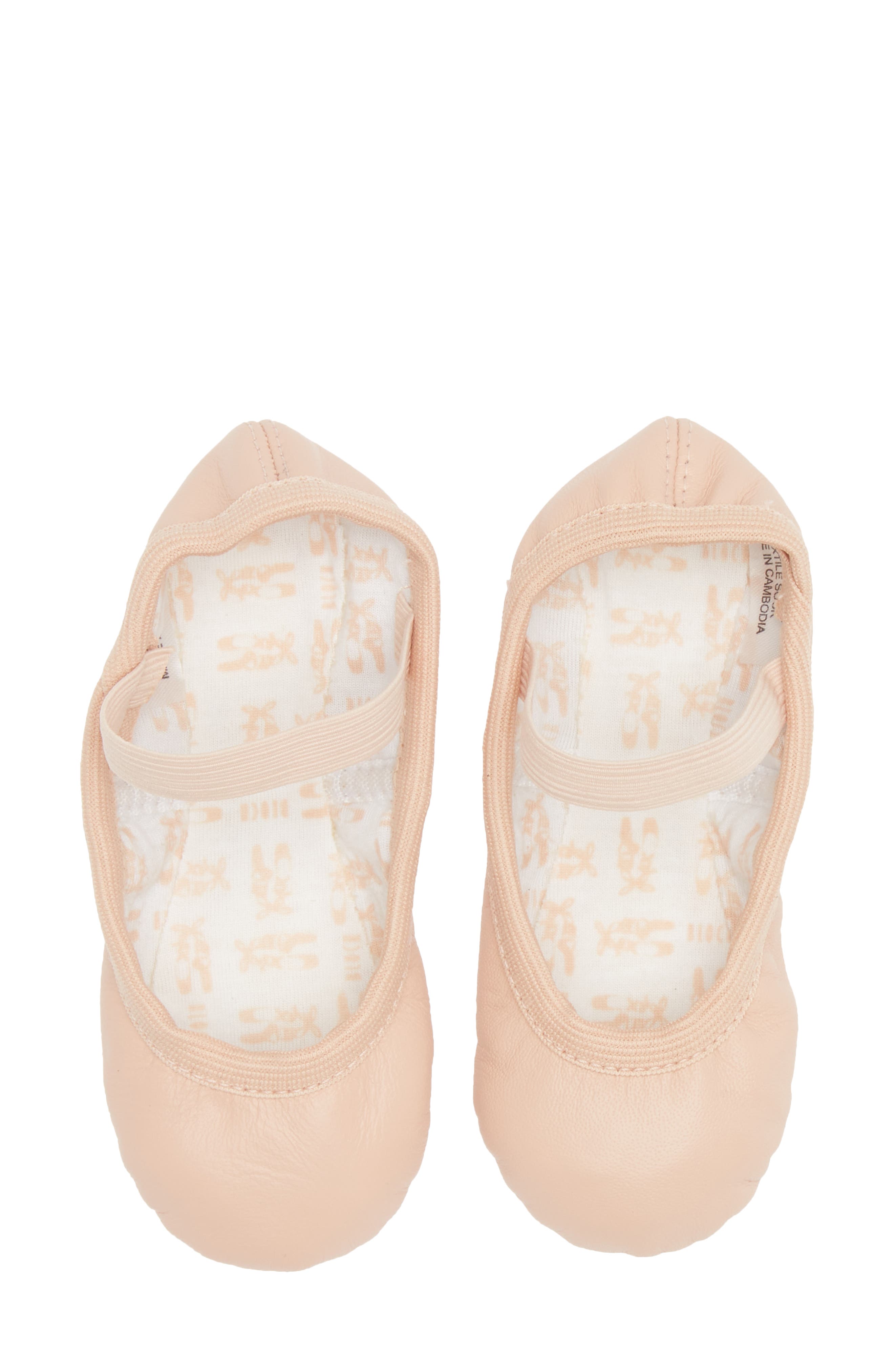 Bloch Giselle Leather Ballet Shoe, Alternate, color, 