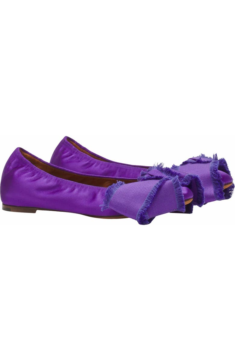 Lanvin Ballerina Flat With A Satin Bow, Alternate, color,