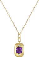 Bony Levy Iris Amethyst & Diamond Medallion Pendant Necklace